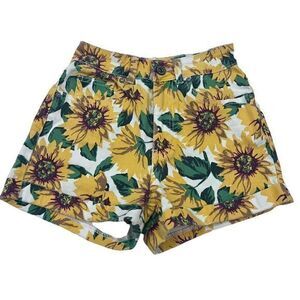 Bullhead Sunflower Mom Shorts 
